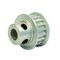 B&B Manufacturing 18-3P06-6FA3, Timing Pulley, Aluminum, Clear Anodized 18-3P06-6FA3 - alternate 1